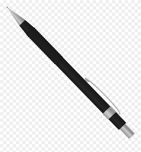 Transparent Black Pencil Clipart Mechanical Pencil