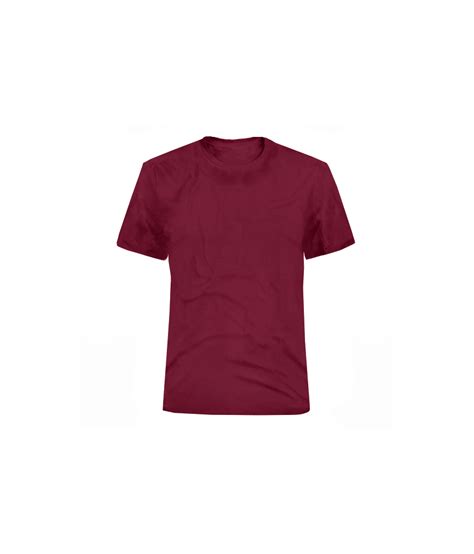 Maroon Plain T Shirt Looksharpstore