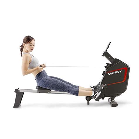 Marcy Foldable Magnetic Resistance Rowing Machine NS RE Adjustable Resistance And