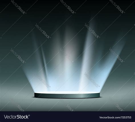Rays Of Light Hologram Royalty Free Vector Image