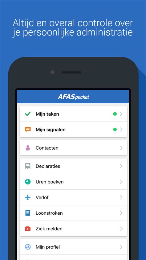 De Nieuwe AFAS Pocket App ERP In Je Broekzak