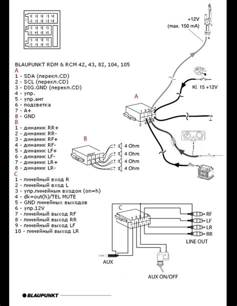 Blaupunkt Cd30 схема подключения