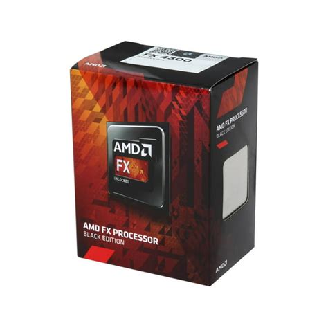 Amd Fd4300wmhkbox Quad Core Fx 4300 38 Ghz 64 Bit Processor Black