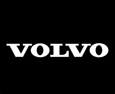Volvo Logo Brand Car Symbol Name White Design Swedish Automobile Vector