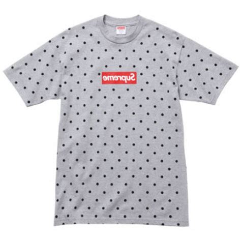 Hi, i'm selling my box logo from 2012, in collaboration with cdg: Supreme x Comme Des Garcons Box Logo T-Shirt (Gray)
