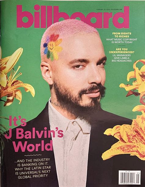 Billboard Magazine Issue 05 February 29 2020 Its J Balvins