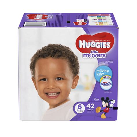 Huggies Little Movers Diapers Size 6 42 Ct