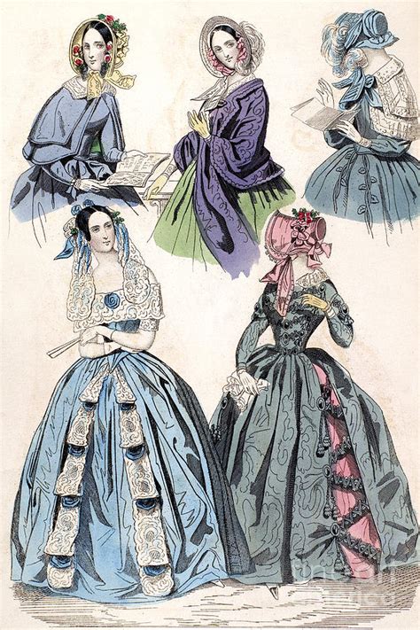 Womens Fashion 1842 Photograph By Granger Fine Art America