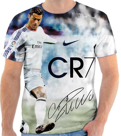 Camiseta Camisa Cristiano Ronaldo Real Madrid Cr7 R 5489 Em Mercado
