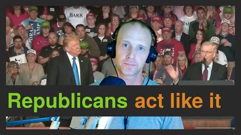 What Happens When Republicans Act Like Republicans Who Walkaway From Politics As Usual Youtube