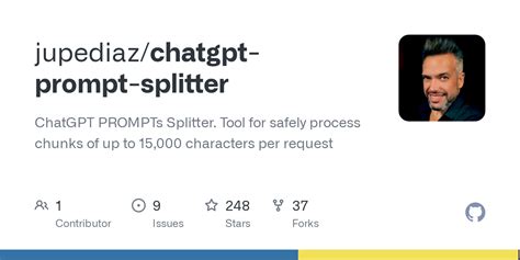 Issues · Jupediazchatgpt Prompt Splitter · Github