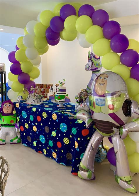 Buzz Party Decoracion De Cumpleaños Cumpleaños De Toy Story