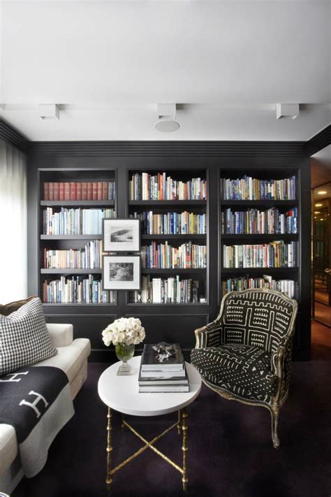 Rooms That Prove Black Built In Bookcases Are The Next Big Thing