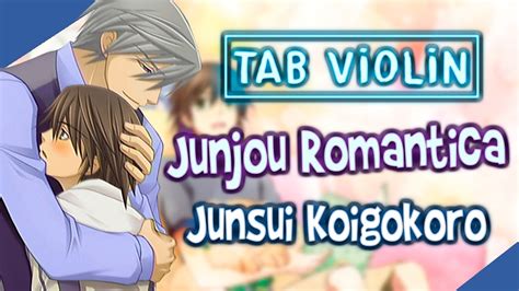 Junjou Romantica Junsui Koigokoro Violín Tutorials And Tabs How To