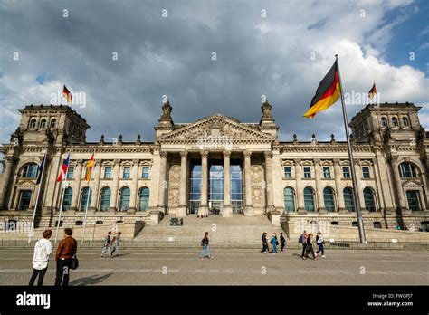 The Reichstag German Parliament Building Mitte Berlin Germany