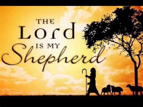 1 the lord is my ashepherd; PSALM 23 KING JAMES VERSION - YouTube