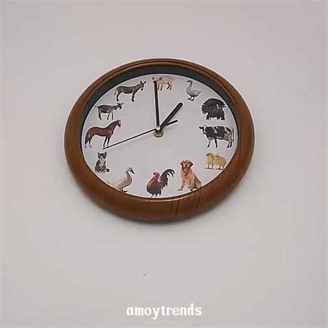 Animal Sound Wall Clock - Buy Animal Sound Wall Clock,Clock With Animal Sound,Animal Sound Clock ...