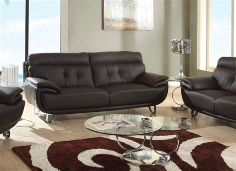 Buy Global United A159 Sofa In Brown Leather Match Online