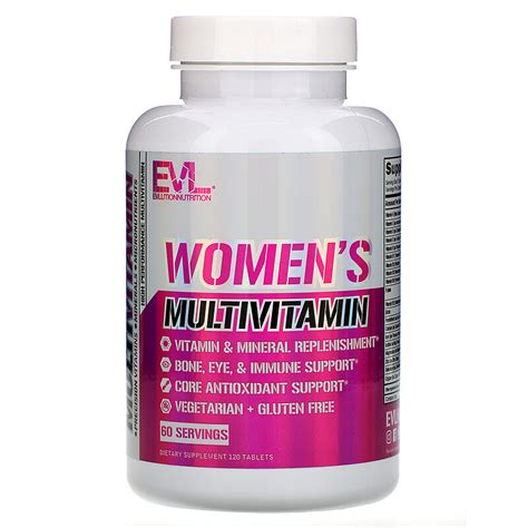 Evlution Nutrition Multivitaminas Para Mujeres 120 Comprimidos Iherb