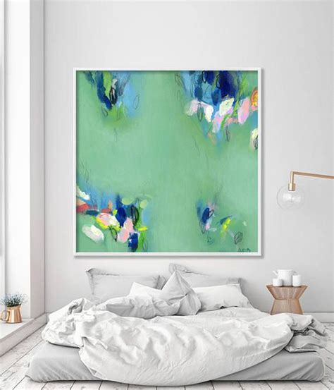 Abstract Art Paintings Acrylics Giclee Abstract Green Paintings