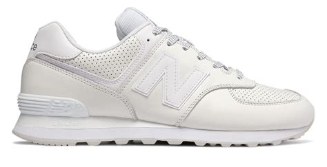 New Balance 574 Luxe Leather In White For Men Lyst