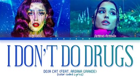 Doja Cat I Dont Do Drugs Ft Ariana Grande Lyrics Tradução