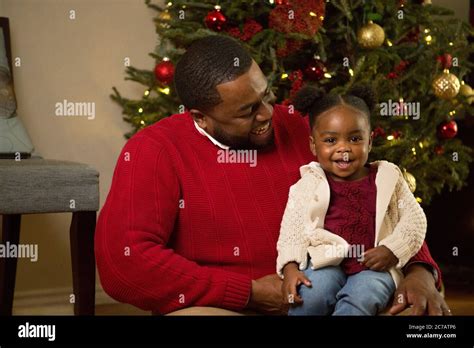 Happy African American Father And His Daughter Stock Photo Alamy