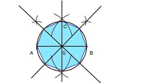 Póki co mam takie coś: Konstrukcja ośmiokąta foremnego - MatFiz24.pl