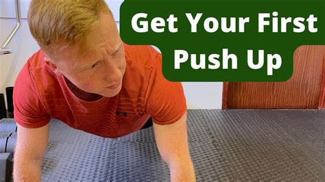 How To Get Your First Push Up Youtube