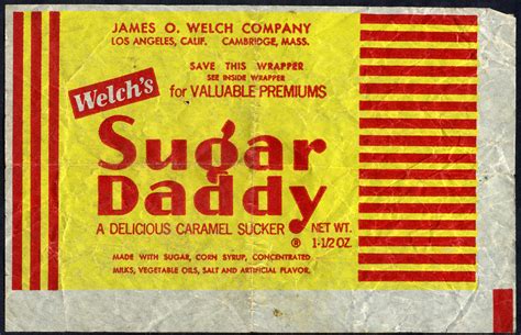 There are 38 sugar daddy candy for sale on etsy, and they cost 117.15 dkk on average. Welch's - Sugar Daddy - candy wrapper - 1950's 1960's | Flickr