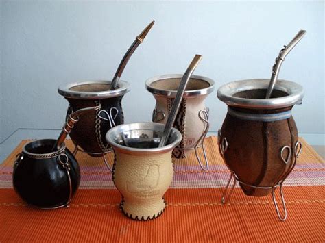 Vajilla Tazas Set De Mate De Madera De Palo Santo Envuelto En Aluminio