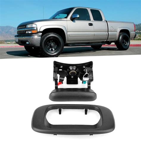 Buy Rear Tailgate Handle With Bezel Trim Kit Set Fit For Silverado