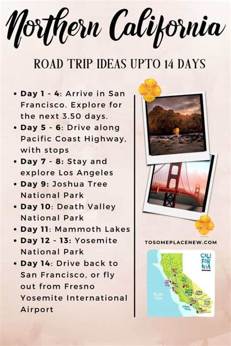 2 To 14 Day Northern California Road Trip Itinerary Routes Tosomeplacenew
