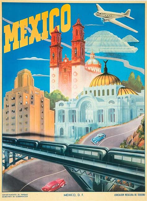 Mexico Vintage Travel Poster Digital Art By Siva Ganesh Pixels