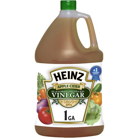 Heinz Apple Cider Distilled Vinegar With 5 Acidity 1 Gal Jug