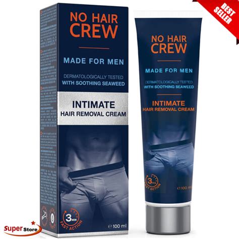 Mens Intimate Genital Hair Removal Cream For Sensitive Areas Extra Gentle Ml Greytree Pl