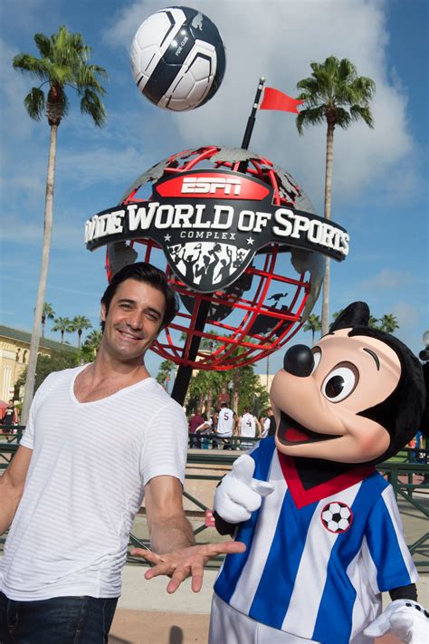 Frankly, it's easy to see why: Actor Gilles Marini Gets His Kicks With Mickey at ESPN ...