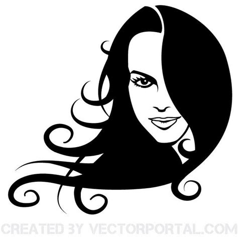 Woman Hair Vector At Collection Of Woman Hair Vector