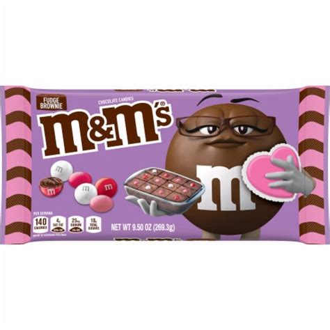 Mandms Fudge Brownie Chocolate Valentine Candy Bag 95 Oz Fred Meyer