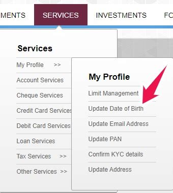 Axis bank credit cards are designed keeping in mind the various uses and lifestyles customers may adhere to. Click on Update Date of Birth in Axis Bank Internet Banking - Bank With Us