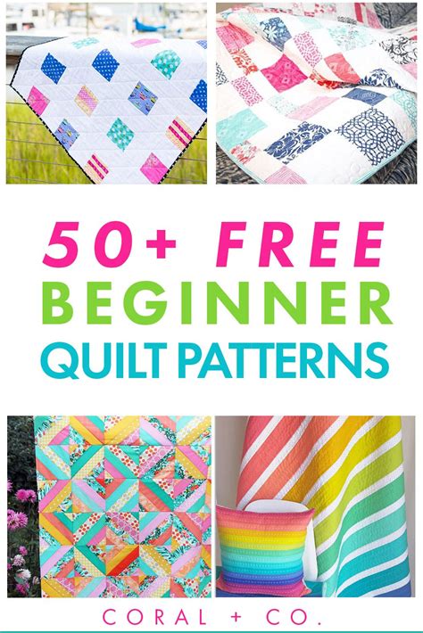 Start With This List Of 50 Amazing Free Beginner Quilt Patterns If You