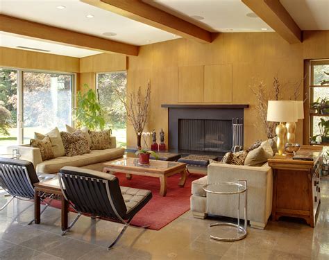 mid century modern living rooms  midcentury decor