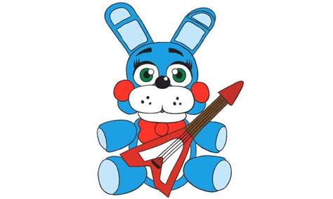 How To Draw Plush Toy Bonnie Fnaf My How To Draw