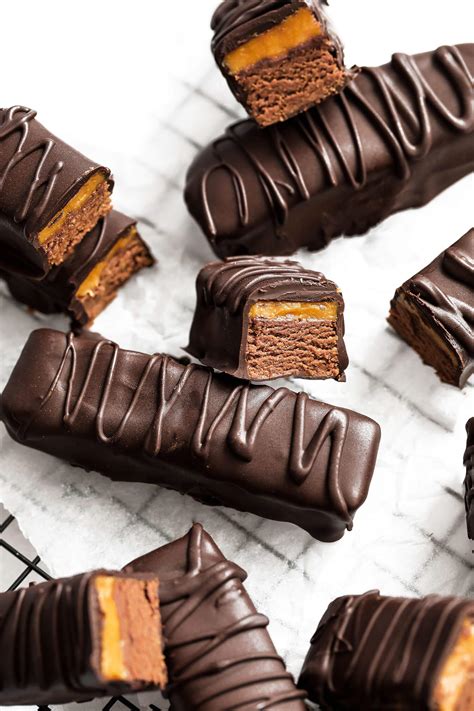 Vegan Salted Caramel Chocolate Protein Bars Nadia S Healthy Kitchen