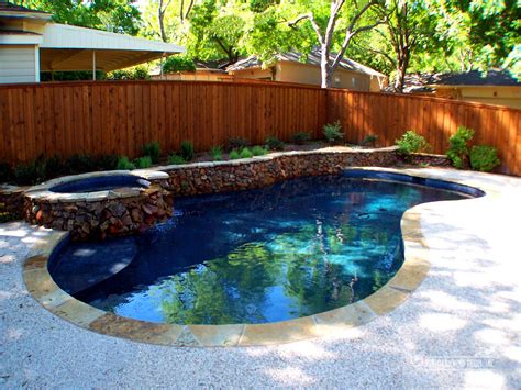 Rock Wall Backyard Pool Designs