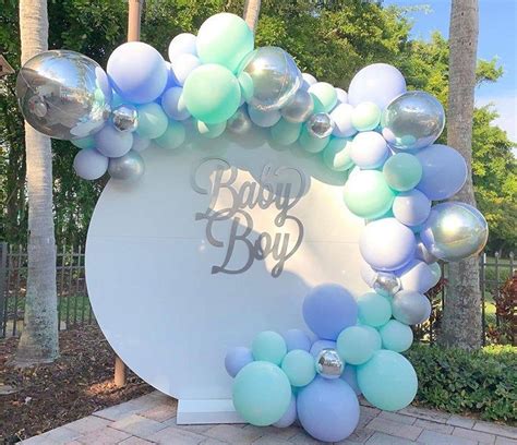 87pcsset Macaron Blue Tiffany Pastel Balloons Garland