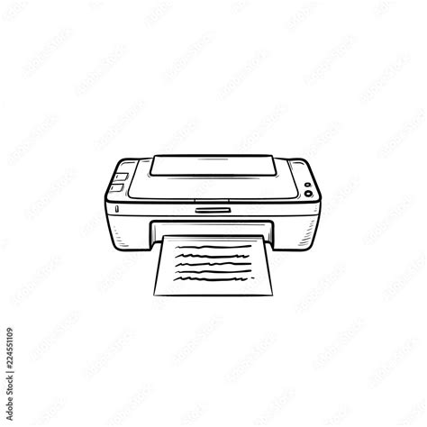 Drawing Printer Stock Image Colourbox Ubicaciondepersonascdmxgobmx