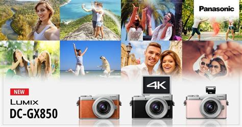 Meet The Dc Gx850 A Stylish New Lumix G With 4k Photo Video Perfect For Selfies Panasonic