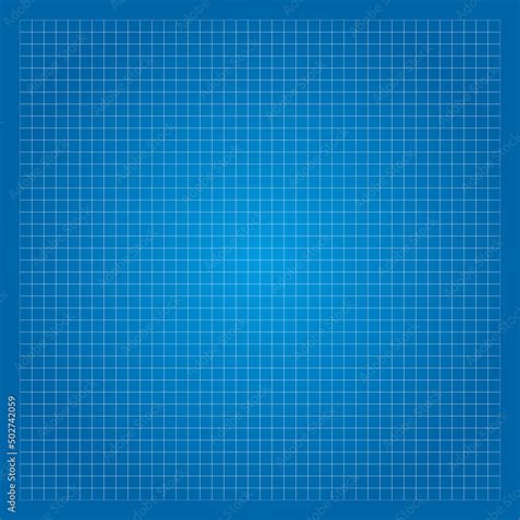 Vector Illustration Blue Plotting Graph Paper Grid Background Grid