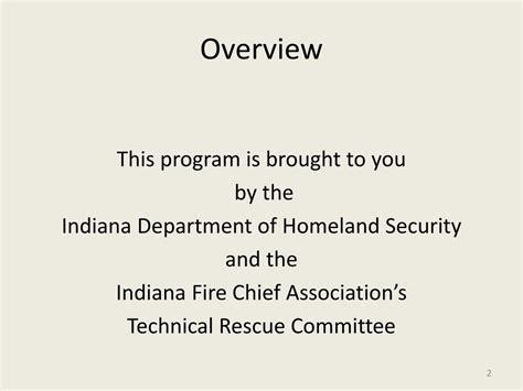 Ppt Indiana Department Of Homeland Security Training Division